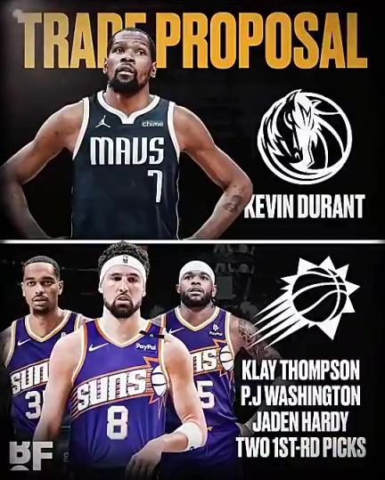 和歐文濃眉組三巨？美媒：獨行俠可用克萊+PJ+哈迪+倆首輪換KD-